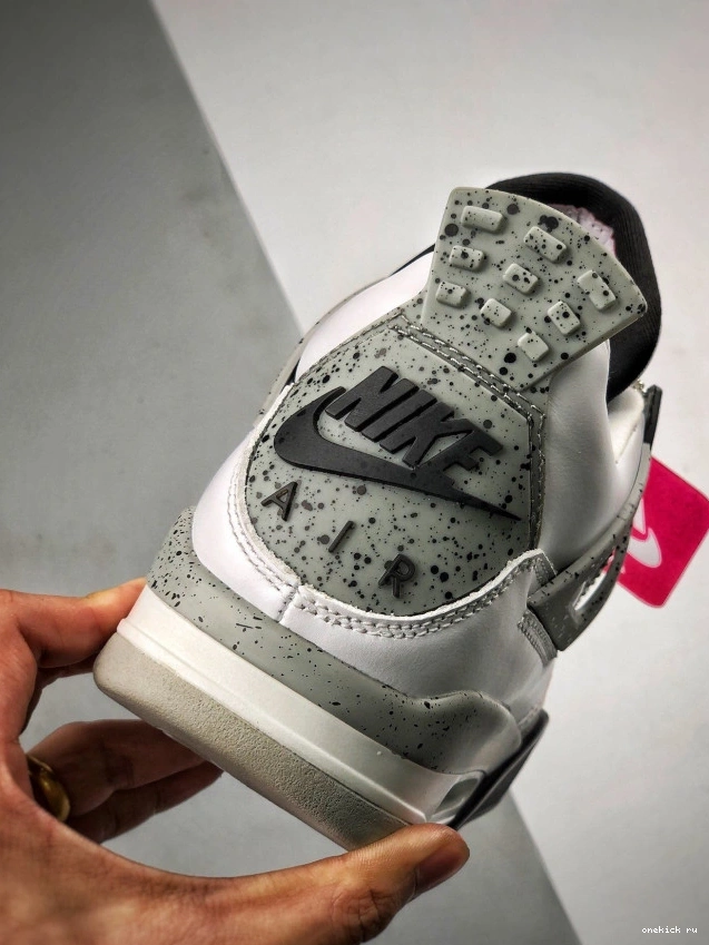Rep Onekick 4 Cement (nike) OG Air White Jordan 840606-192 0717